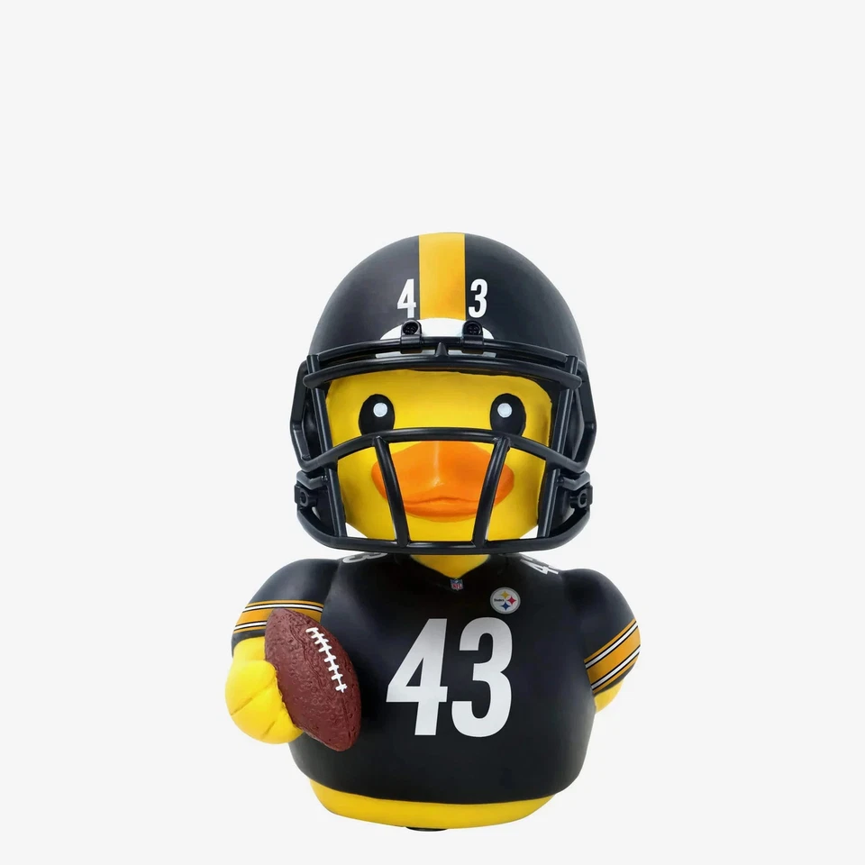 Troy Polamalu Pittsburgh Steelers Bobble Duck Mini Bobblehead NFL Fútbol Foto 1 de 1