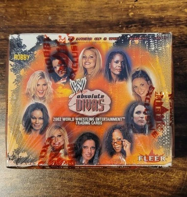 Tarjetas coleccionables RARAS Fleer 2002 WWE ABSOLUT DIVAS 24 paquetes NUEVA CAJA HOBBY SELLADA Foto 1 de 4