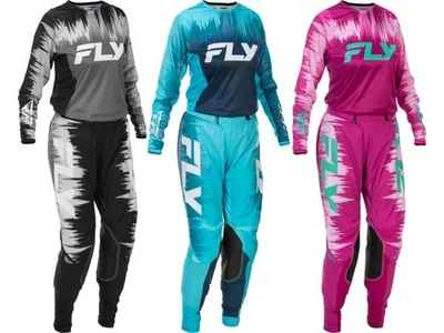 Conjunto combinado de jersey y pantalón Fly Racing Lite para mujer MX/ATV ropa de carrera equipo de equitación 2026 Foto 1 de 3