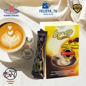 1 BOX - 420g Gano Cafe Supreno Premium Coffee Gano Excel Ganoderma Lucidum New - Picture 1 of 6