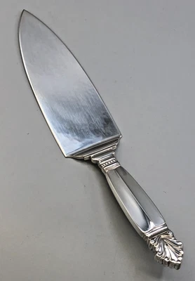 Servidor de pastelería o tarta de plata esterlina Acanthus de Georg Jensen 9,5" Foto 1 de 4