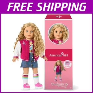 Truly Me 18" Doll, Gray Eyes, Blonde Hair, Varsity Jacket - Picture 1 of 8