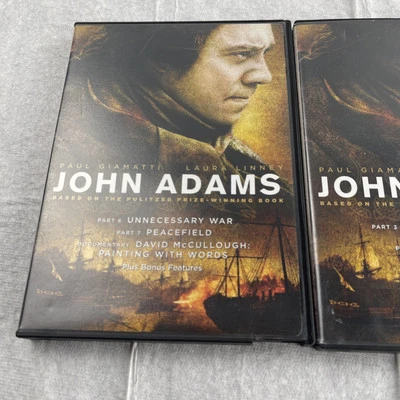 John Adams DVD 2008 3-Disc Set HBO Paul Giamatti Laura Linney Blockbuster Set - Image 1 of 4