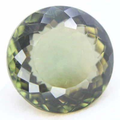 Natural Demantoid Garnet 20.60Ct Round Cut Certified Rare Loose Gemstone Russian - Image 1 of 4