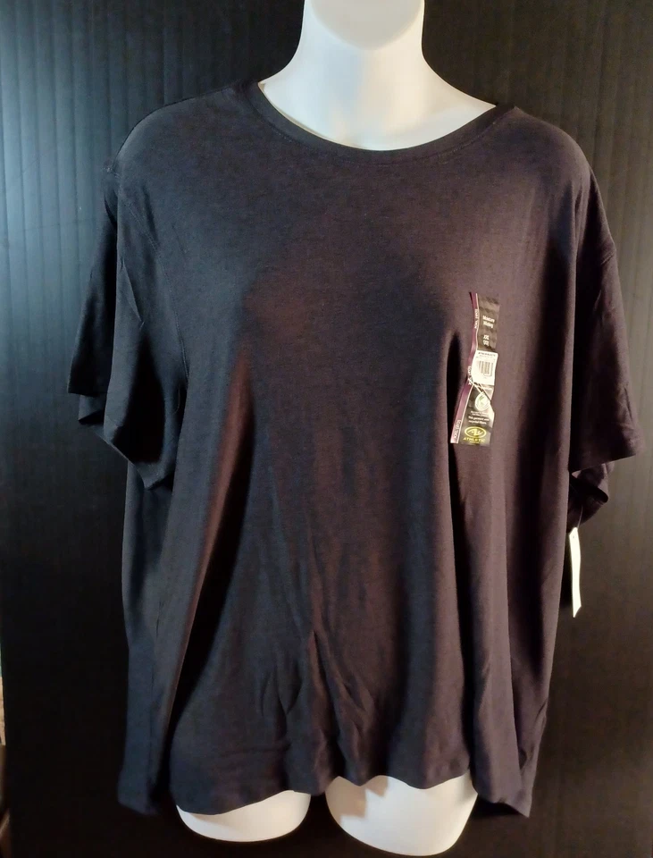 Athletic Works ButterCore Tee Crew Short Sleeves Black Women's XXL 20 - Image 1 of 1