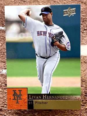 2009 Upper Deck Livan Hernandez #749 New York Mets - Image 1 of 2