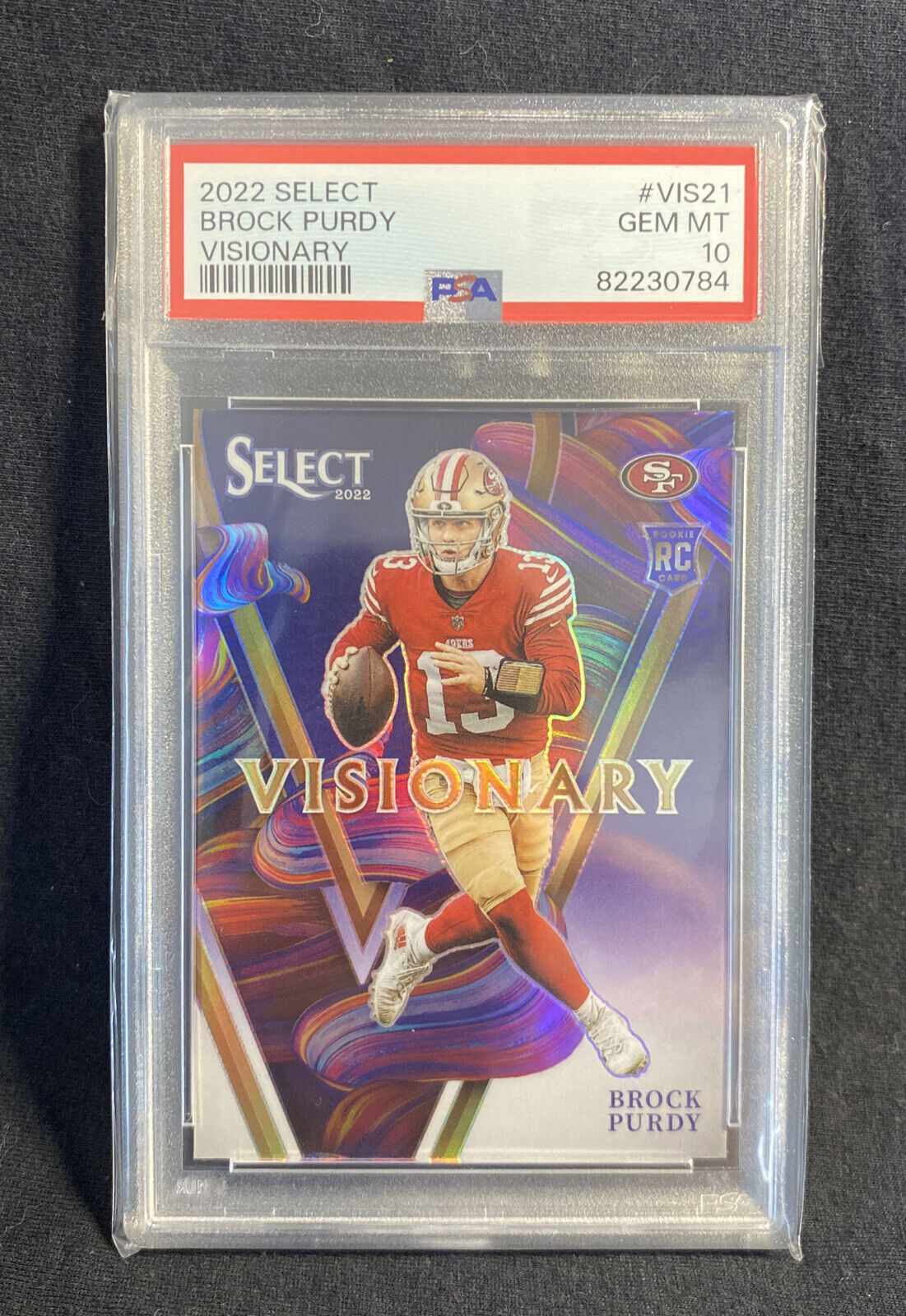 2022 Select Visionary Brock Purdy 49ers RC PSA 10 SSP Like A Kaboom Or Downtown