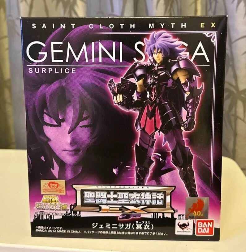 Figura de acción BANDAI Saint Seiya Saint Cloth Myth EX GEMINI SAGA SURPLICE Japón Foto 1 de 4