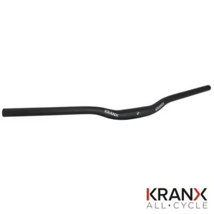 KranX 31.8mm Alloy Riser MTB Handlebars In Black |  720mm |  - Picture 1 of 1