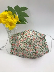 NEW Adult Cloth Face Covering Cover Mask 100% Cotton Washable Filter Pocket lp10 - Picture 1 of 10
