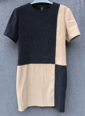 Vestido Vaina Christy Lyn Vintage Manga Corta Bloque de Color Talla 10 Foto 1 de 4