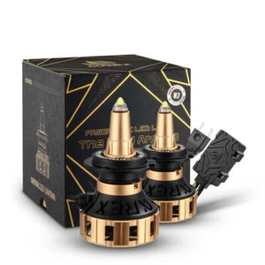 AlphaRex Gold Ammo Panoramic LED H11 Light Bulb Pair White 60 Watt 10000LM - Picture 1 of 9