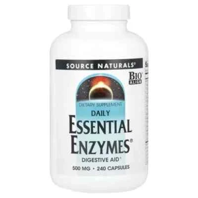 Source Naturals Essential Enzymes 500mg Supplement Capsules - 240 Count - Image 1 of 4
