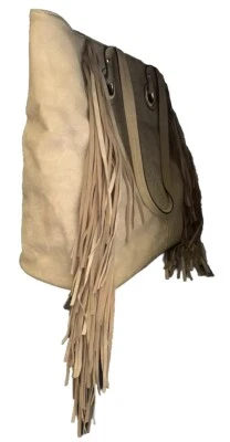 Bolso de Mano Mossimo, Monedero con Flecos (Coñac) Foto 1 de 4