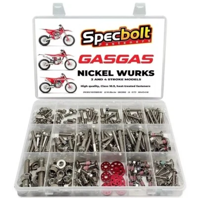 GasGas 2-Stroke & 4-Stroke Steel Bolt Kit MC125 MC250 EC125 EX300 XC200 XC250 - Image 1 of 4