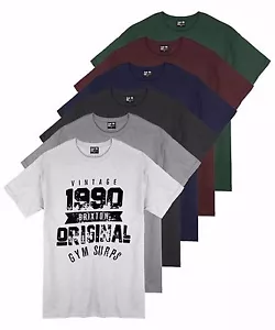Hombre 6 Colores 1990 Vintage Og Gráfico Estampado Verano T Camisa 100% Algodón - Imagen 1 de 2