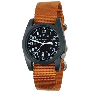 Bertucci A-3P Sportsman Black Orange Watch - Brand New - Picture 1 of 2