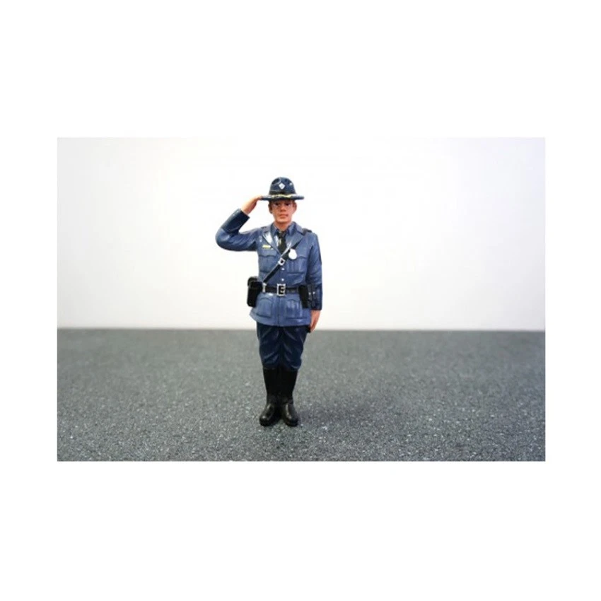 State Trooper Brian Figure for 1 18 Diecast Model Cars by American Diorama 1611