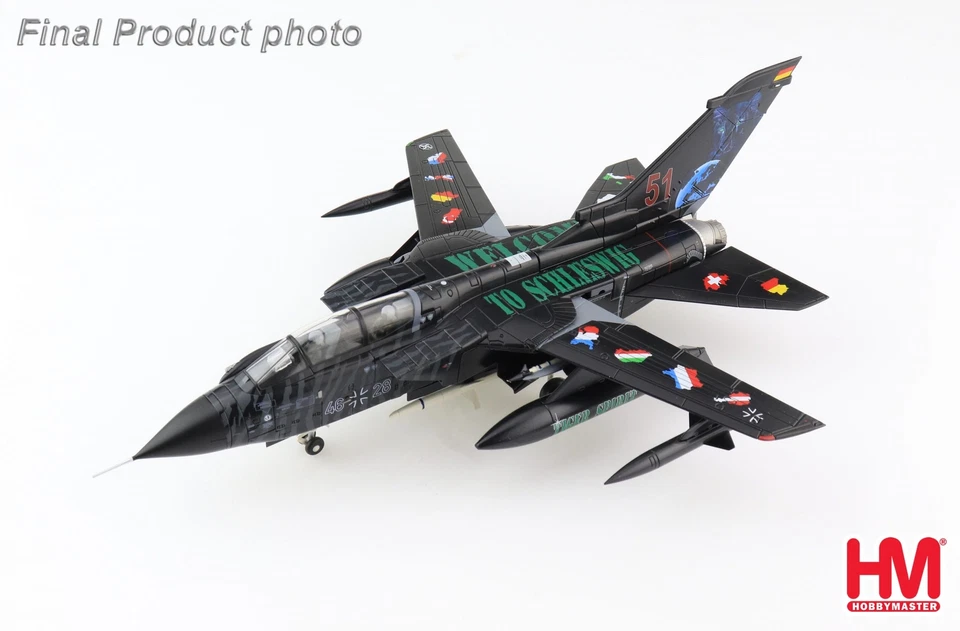 Hobbymaster HA6709 - 1/72 Tornado ECR "Tiger Meet 2014" 46+28, Takt LwG-51 - New - Image 1 of 1