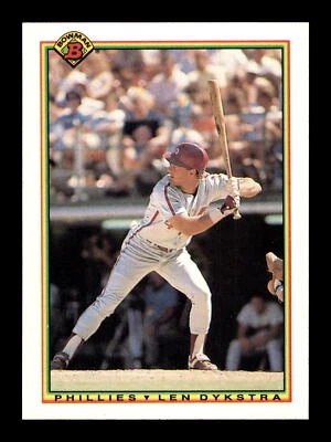 1990 Bowman #152 Len Dykstra Philadelphia Phillies - Image 1 of 2