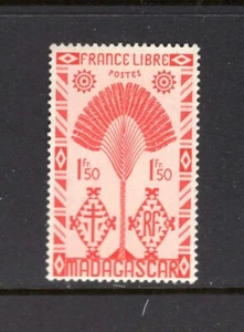 Malagasy Republic 1943 1.5fr TRAVELER'S TREE  MLH SC 248 - Picture 1 of 1