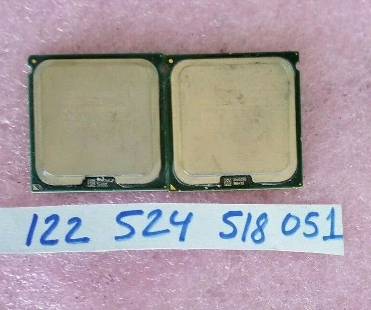A LOT OF 2PCS INTEL XEON LV PROCESSOR 5148 2.33GHZ 4MB  1333MHZ TDP 40W SL9RR - Image 1 of 1
