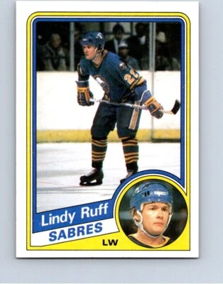 HOCKEY CARD TOPPS 1984 BUFFALO SABRES LINDY RUFF  NO275     - Image 1 of 2