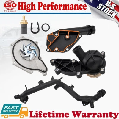 Kit de sistema de refrigeración del motor termostato refrigerante 06E121018B para Q5 A4 A5 Quattro 3.2 Foto 1 de 4