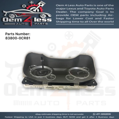 Приборный спидометр Toyota Tundra 2015 2016 2017 от оригинального производителя 83800-0cr81 - Изображение 1 из 4