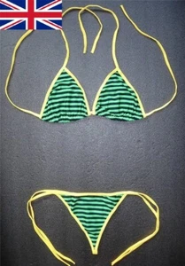 Sexy G-STRING BIKINI Striped Swimming Costume Ladies Swimwear Thong Underwear - Picture 1 of 4
