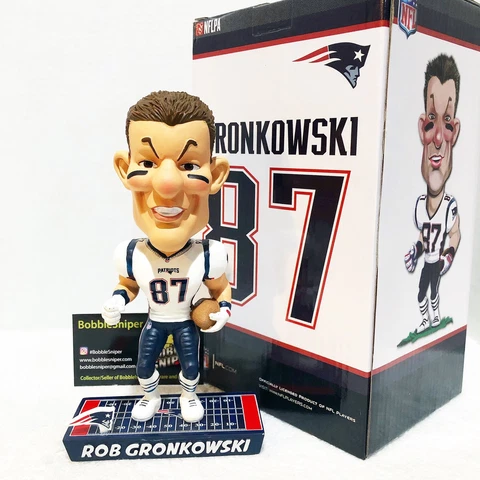 ROB GRONKOWSKI New England Patriots "Caricature" Limited Edition Bobblehead Cover