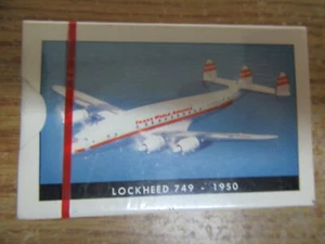 Vintage TWA COLLECTORS SERIES Playing Cards LOCKHEED 749 1950 Sealed Box - Picture 1 of 2