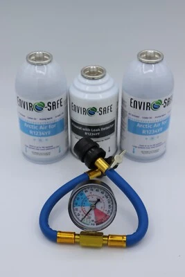 Envirosafe Arctic Air for R-1234yf with Proseal, Leak Detector, R1234 and Gauge - Image 1 of 4