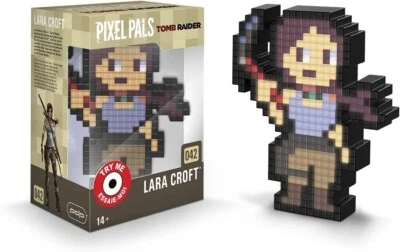 PDP Pixel Pals Tomb Raider Lara Croft Collectible Figure Brand New Sealed - image 1 of 4