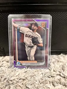 2024 Bowman - Chrome Prospects Purple Refrcator /250 #BCP-15 Ryan Vanderhei (RC) - Picture 1 of 2