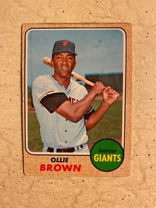 1968 TOPPS BASEBALL #223 OLLIE BROWN!! $1 SHIPPING!!  - Picture 1 of 2