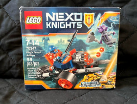 LEGO NEXO KNIGHTS 70347 King's Guard Artillery Castle New Sealed Retired Set