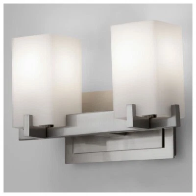 Feiss VS18402-PN Riva 2 Light 13 inch Polished Nickel Vanity Strip Wall Light - Image 1 of 2
