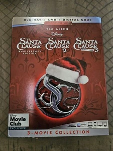 The Santa Clause 3-Movie Collection (Blu-ray, DVD, Digital, DMC Exclusive) NEW - Picture 1 of 4