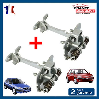 2 Tirant arret de porte prévu pour Peugeot 106 pour Citroen Saxo 9181.C2 9181C2 - Photo 1/4