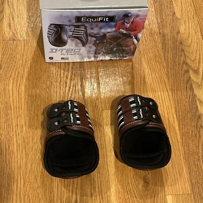NUEVO Botines traseros EquiFit D-Teq talla pequeña/marrón Foto 1 de 2