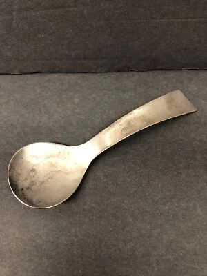 Cuchara de azúcar Allen Adler vintage de plata esterlina mediados de siglo moderna 33 gramos Foto 1 de 4