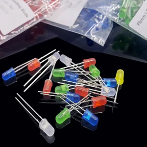 200pcs LED Diode kit 3mm 5mm LED Light Emitting Diodes Bulb LED Lamp Red Blue - Picture 1 of 8