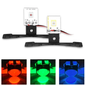 2pc Devil Eyes Demon Evil Eye LED DRL For Projector Lens Headlight Retrofit Red - Picture 1 of 11