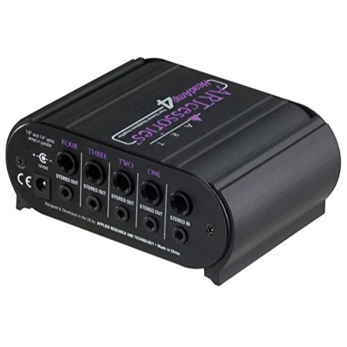 ART HeadAMP4 Eight High Output Low Noise Stereo Home Studio Headphone Amplifier - Image 1 of 1