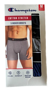 Champion Men's Boxer Brief, 5-pack - NEW, Large, Multicolor - Picture 1 of 5