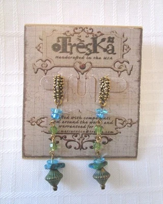 Treska - Earrings - Post - NWT - #5-629 - Изображение 1 из 2