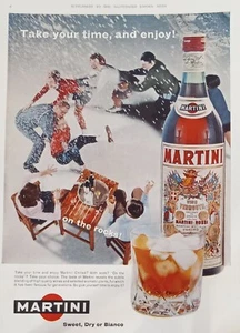 Martini Vermouth, 1970's original magazine print. - Bild 1 von 1