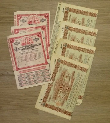 Special Collection 7 Interesting Bonds Central Hipotecario del Peru - Image 1 of 4
