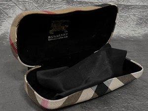 Burberry Nova Check Hard Glasses Case Eyeglasses Sunglasses Clamshell Plaid  - Picture 1 of 5
